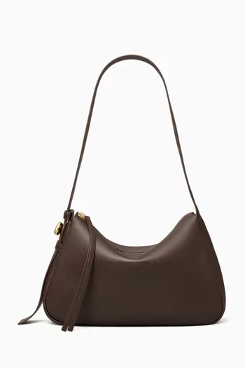 Romy Shoulder Bag in Pebbled Leather