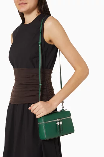 Romy Slim Crossbody Bag in Leather