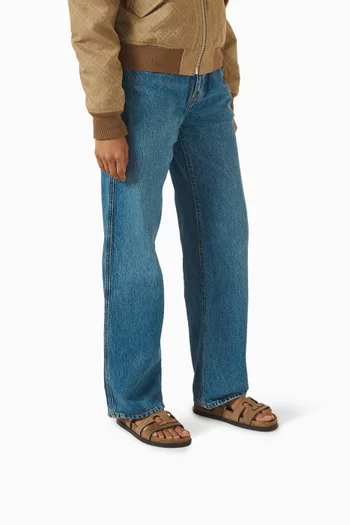 Ines Sport Slides in Suede