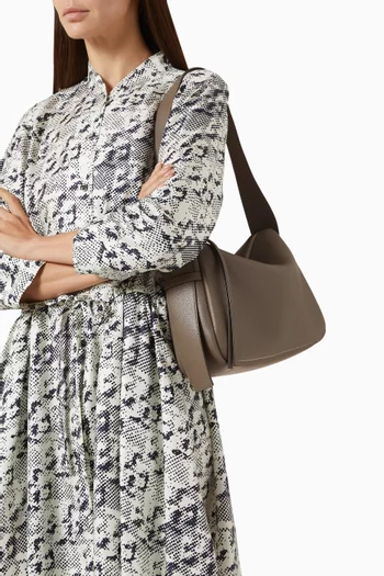 Romy Shoulder Bag in Pebbled Leather