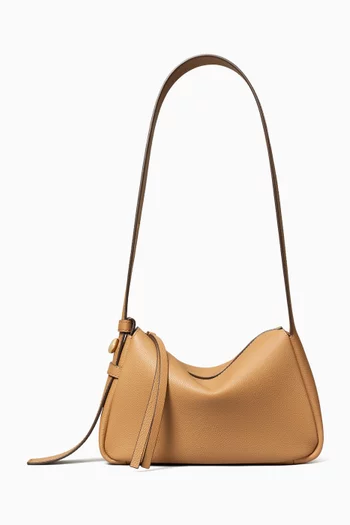 Small Romy Shoulder Bag in Pebbled Leather