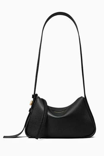 Small Romy Shoulder Bag in Pebbled Leather