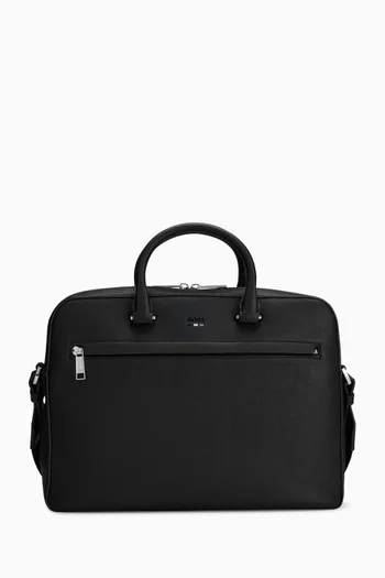 حافظة أوراق جلد صناعي بارز الملمس