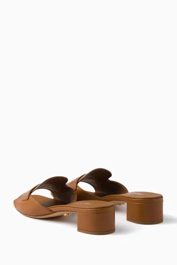 Logo 35 Sandals in Leather