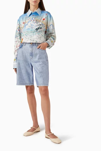 Printed Long-sleeve Shirt