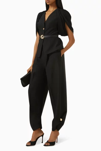 بنطال بقصة واسعة