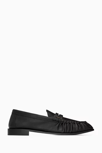 Le Loafer Supple Penny Loafers in Matte Leather