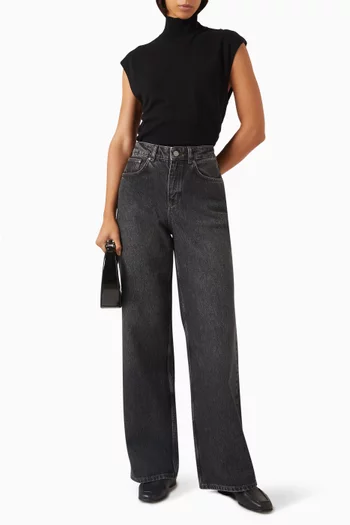 415 Wide-leg Jeans in Denim