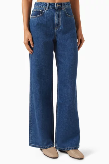 415 Wide-leg Jeans in Denim