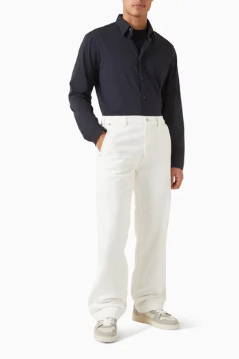 قميص رسمي قماش منسوج سميك