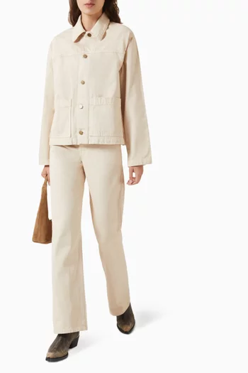 Straight-leg Jeans in Denim