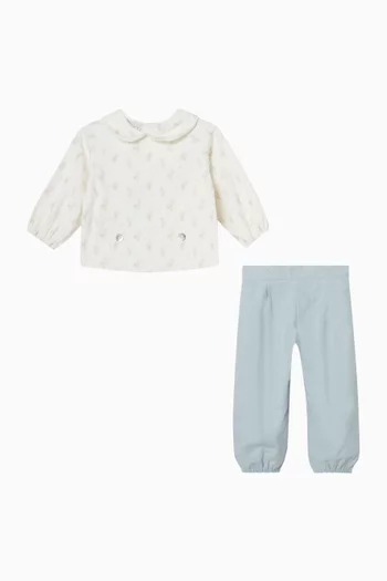 Printed Co-ord Set in Cotton