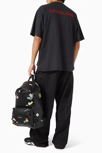 Back Logo Medium-fit T-shirt in Dry Jersey