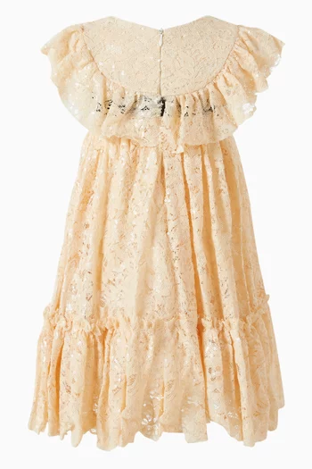 Sequin-embellished Bow Dress