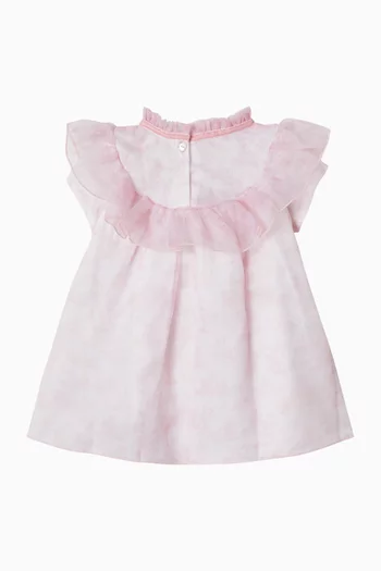 Bow Ruffle Dress in Tulle