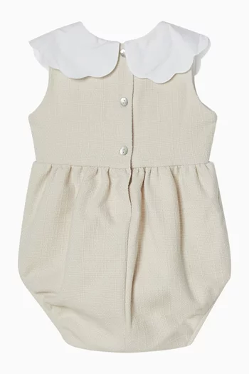 Bow-appliqué Romper