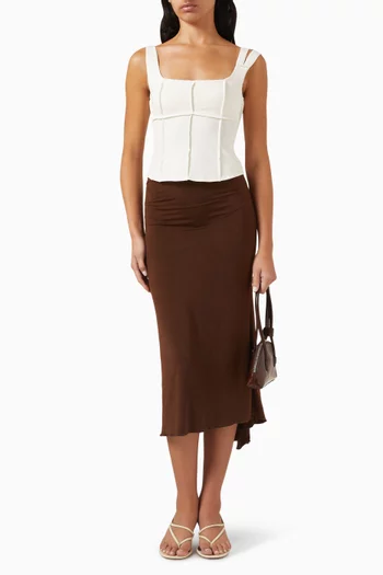 Maia Corset Top in Jersey