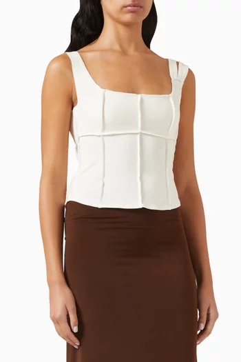 Maia Corset Top in Jersey