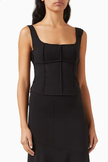 Maia Corset Top in Jersey