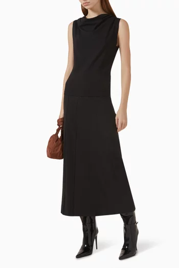 تنورة نايلا بتصميم سهل الارتداء قطن جيرسيه