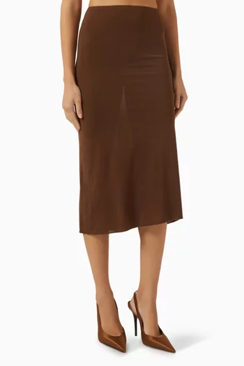 Clove Slip Skirt in Jersey