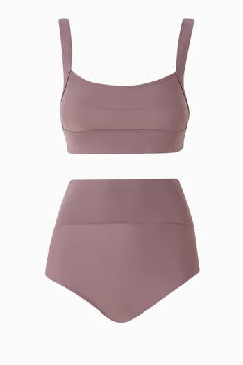 High-waist Bikini Set in ECONYL®