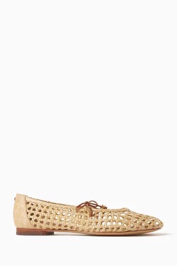 Marcie Ballet Flats in Woven Fabric