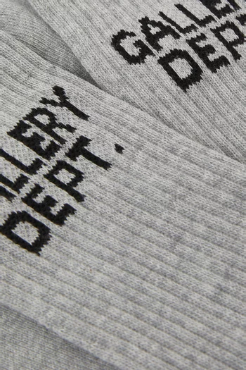 Logo Socks in Cotton-blend