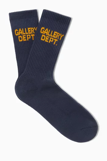 Logo Socks in Cotton-blend