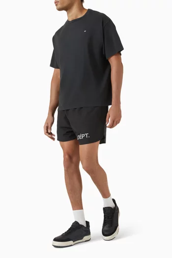 Active Shorts in Cotton-blend
