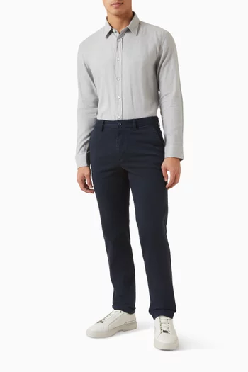 بنطال كيتون بقصة ضيقة قطن تويل