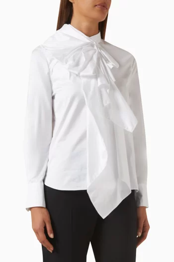 Ruffled Shirt in Cotton