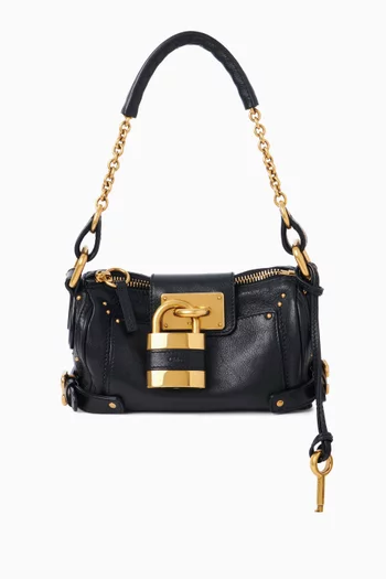 حقيبة كتف بادينغتون صغيرة بسلسلة جلد