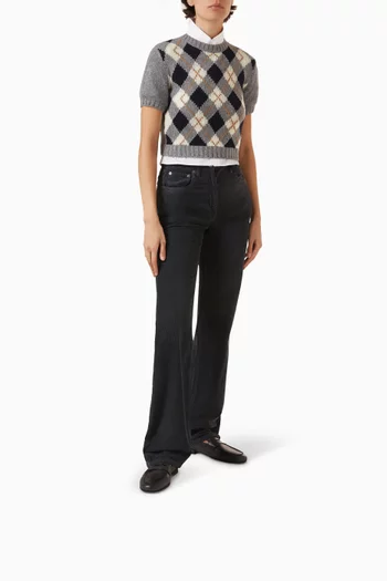 حذاء سهل الارتداء شافل جلد عتيق