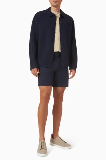 قميص بنمط سترة صوف