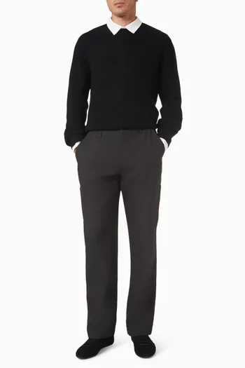 سترة بغرزة بريوش صوف وكشمير