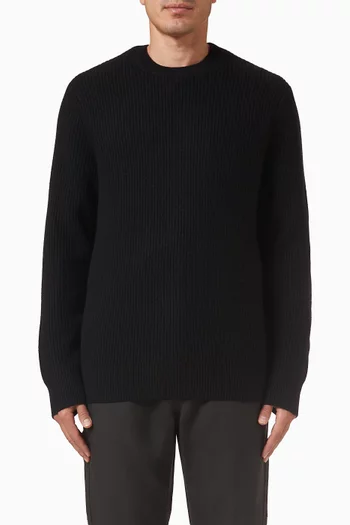 سترة بغرزة بريوش صوف وكشمير