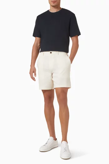 تي شيرت بفتحة رقبة مزدوجة قطن بيما