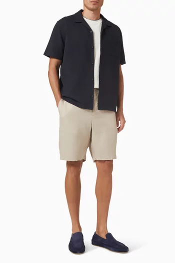 تي شيرت بفتحة رقبة مزدوجة قطن بيما