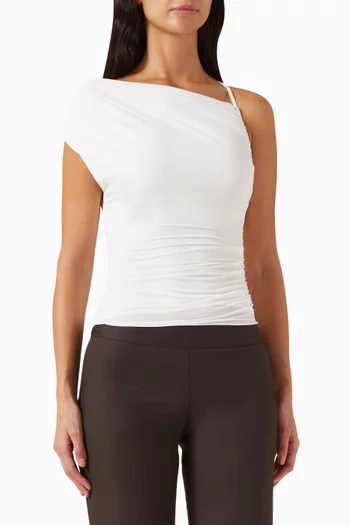 Bree Asymmetric Top in Jersey