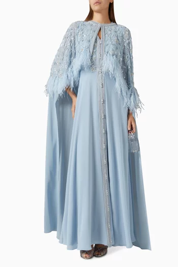 قفطان مطرز وكاب