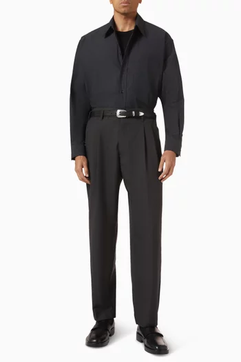 قميص بجيوب قطن