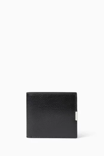 Soft Tab Bifold Wallet in Leather