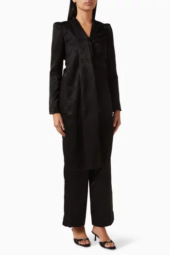 طقم فيليب جاكيت وبنطال مزيج فيسكوز