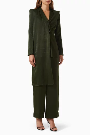 طقم فيليب جاكيت وبنطال مزيج فيسكوز