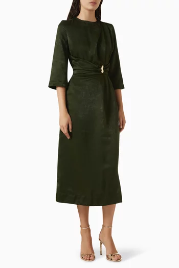 فستان جريس مزيج فيسكوز