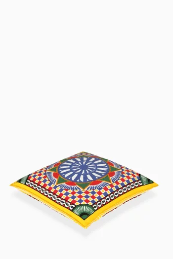 وسادة متوسطة بنقشة كاريتو سيسيليانو جاكار كشمير