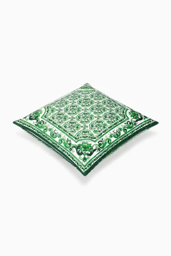 Small Mediterraneo Cushion in Duchesse Cotton, 45 x 45cm