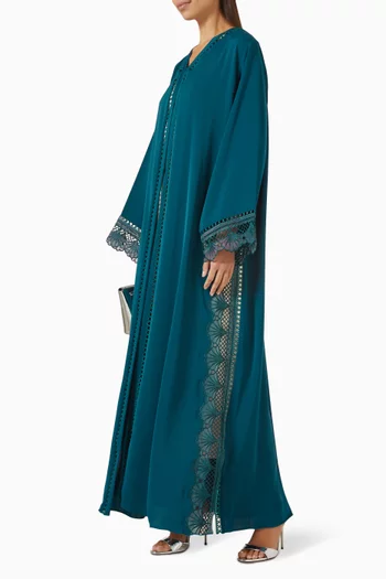 Lace Embellished Abaya