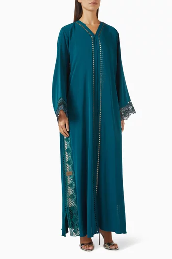 Lace Embellished Abaya